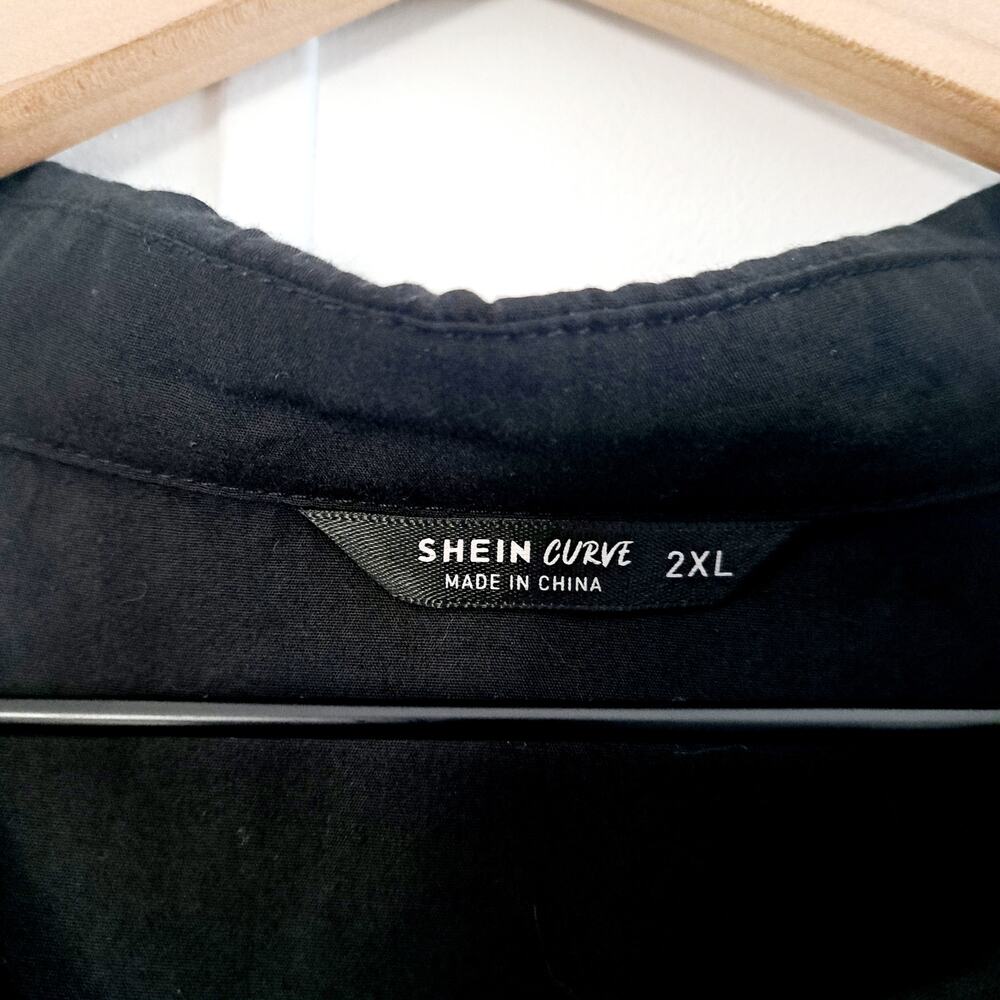 Shein Long Sleeve Button Up Top - Picture 3 of 8